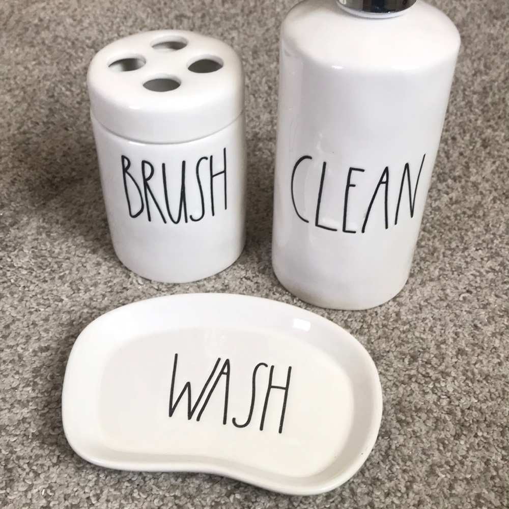 COPY - Rae Dunn bathroom set